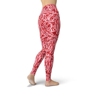 Jean Real Candy Canes Leggings - fashion$ense-6263