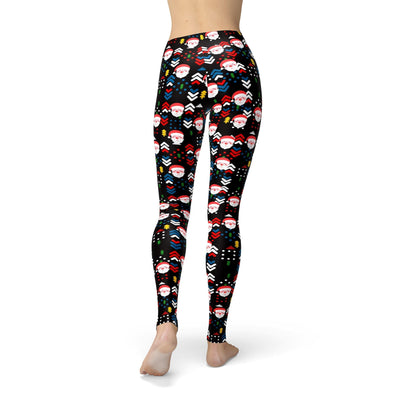 Jean Santa Ornaments Leggings - fashion$ense-6263