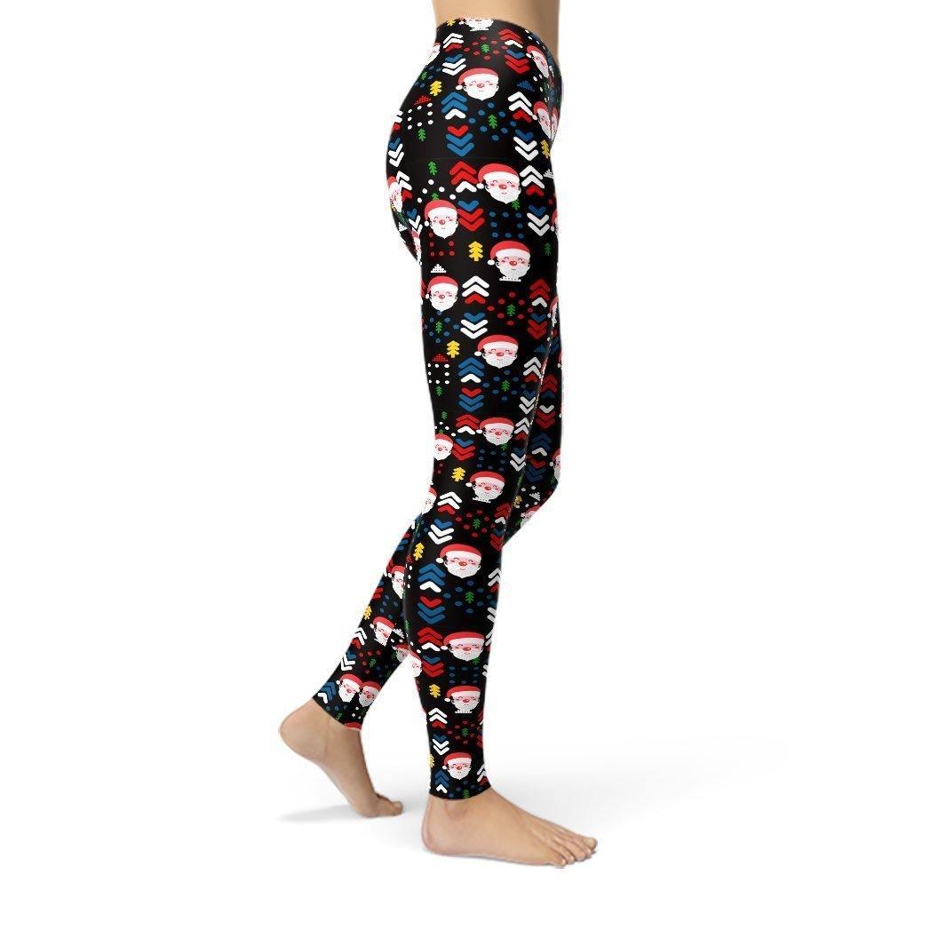 Jean Santa Ornaments Leggings - fashion$ense-6263