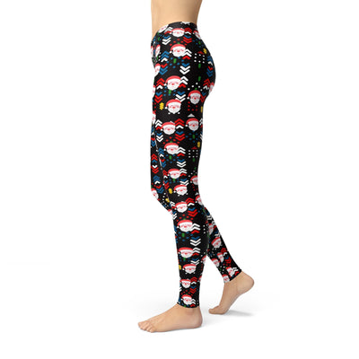 Jean Santa Ornaments Leggings - fashion$ense-6263