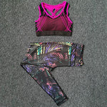 Women's Running Fitness Sports Bra+Yoga Pants - fashion$ense-6263