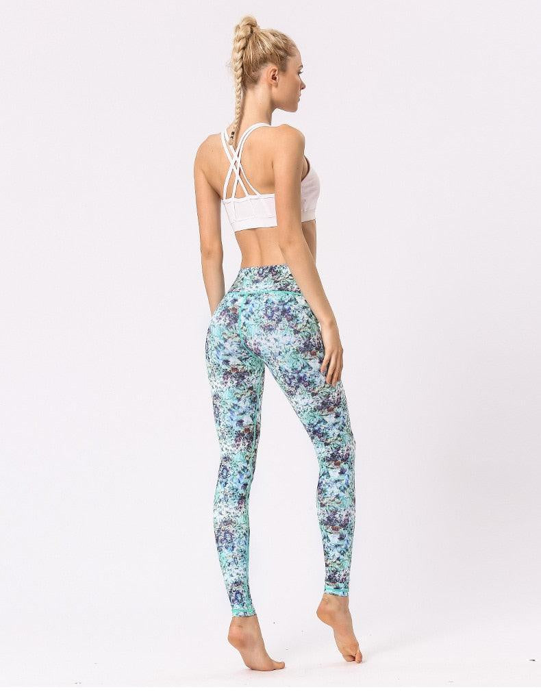 Women sports Athletic Pants Fitness Leggings - fashion$ense-6263