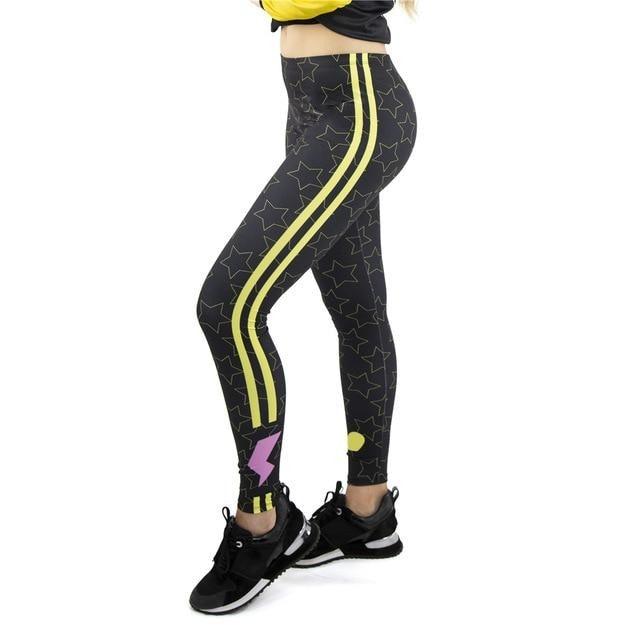 Printing Sexy Elastic Fitness Leggings paddy Workout - fashion$ense-6263
