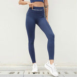 Letter Prints Seamless Yoga Sets - fashion$ense-6263