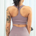Sports Bra Crop Top Zipper Fitness Women Sportswear Sport Top Bras For Fitness Gym Female Running Push Up Yoga Workout Bra - fashion$ense-6263