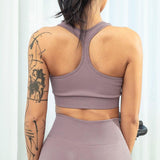 Sports Bra Crop Top Zipper Fitness Women Sportswear Sport Top Bras For Fitness Gym Female Running Push Up Yoga Workout Bra - fashion$ense-6263