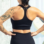 Sports Bra Crop Top Zipper Fitness Women Sportswear Sport Top Bras For Fitness Gym Female Running Push Up Yoga Workout Bra - fashion$ense-6263