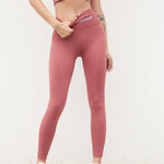 Letter Prints Seamless Yoga Sets - fashion$ense-6263