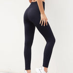 Letter Prints Seamless Yoga Sets - fashion$ense-6263