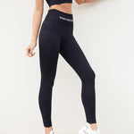 Letter Prints Seamless Yoga Sets - fashion$ense-6263
