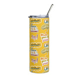 Stainless steel tumbler - fashion$ense-6263