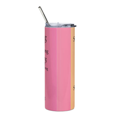 Stainless steel tumbler - fashion$ense-6263