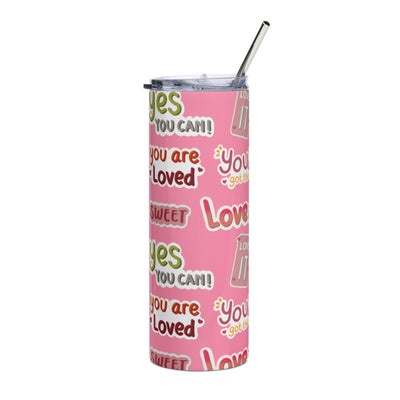 Stainless steel tumbler - fashion$ense-6263